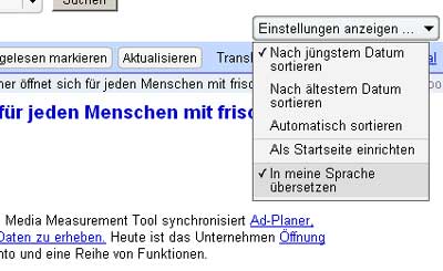 google_reader Google Reader Übersetzung