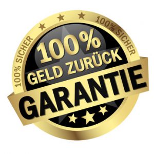 Button - 100% Geld Zurck Garantie